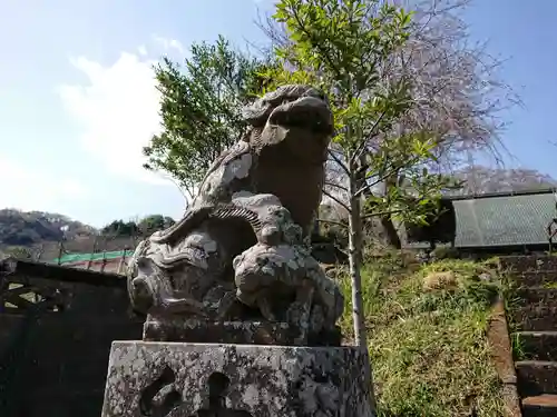 七沢神社の狛犬