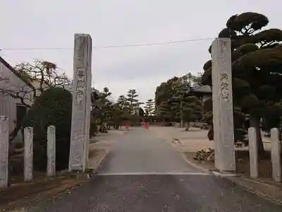 善国寺の山門