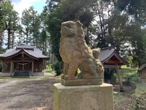 羽雄神社の狛犬