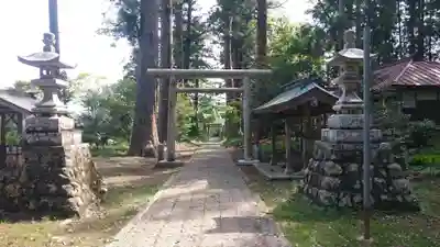 荒橿神社の鳥居
