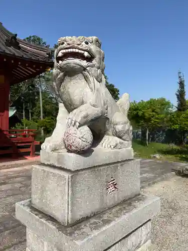 古尾谷八幡神社の狛犬