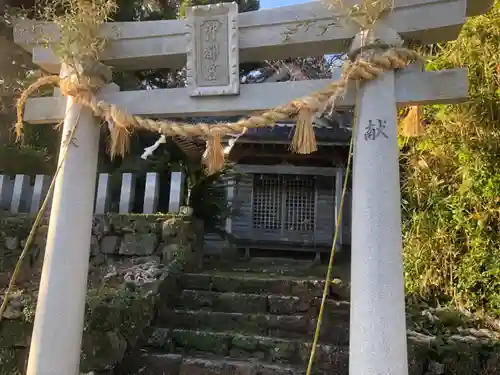 志々伎神社 沖都宮の鳥居