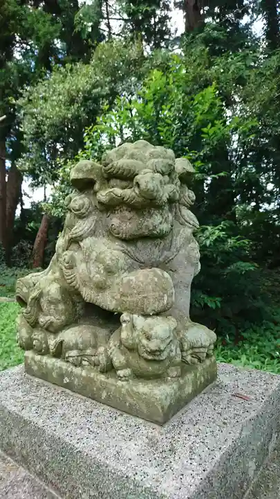 亘理神社の狛犬