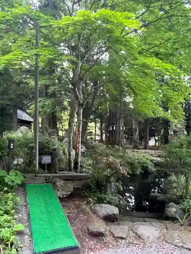 河口浅間神社の庭園