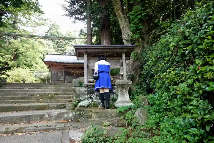 阿須伎神社(出雲大社摂社)の手水舎