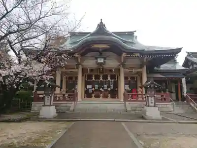 植田八幡宮の本殿・本堂