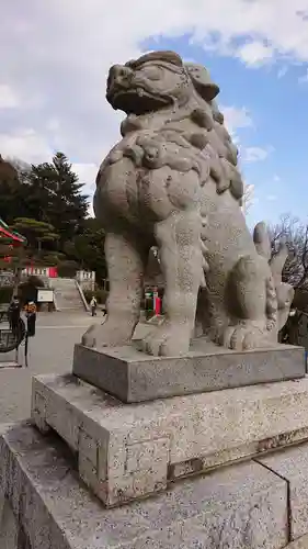 足利織姫神社の狛犬