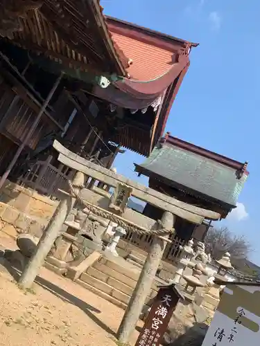 清末八幡宮の鳥居