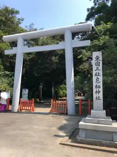 息栖神社の鳥居