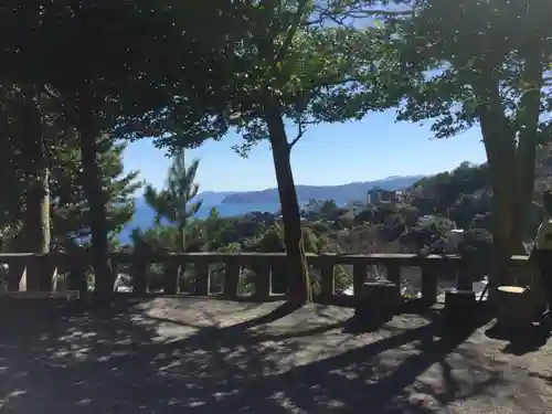 伊豆山神社の景色