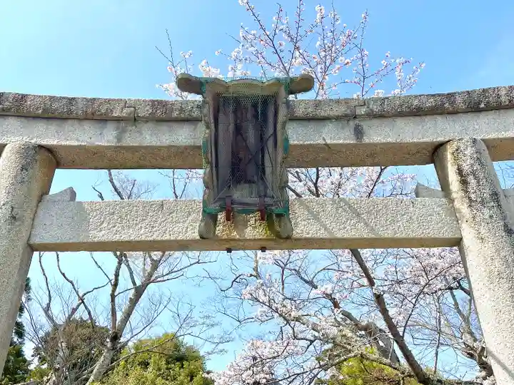山部神社の鳥居