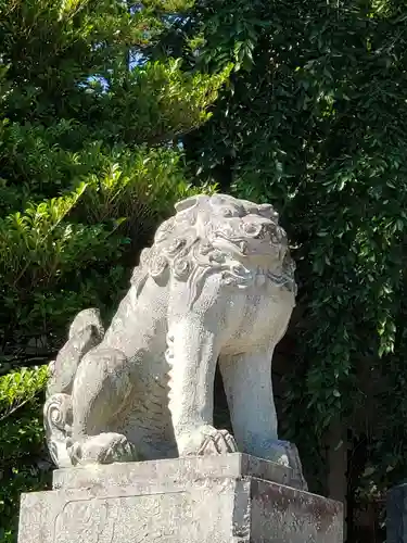 開成山大神宮の狛犬