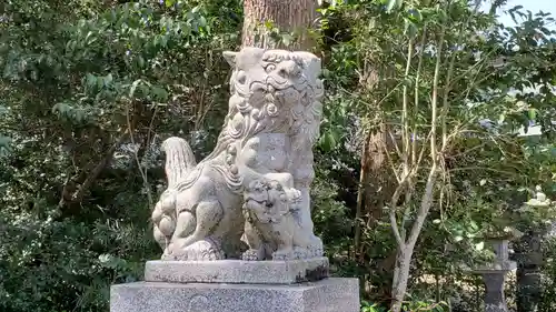 五所神社の狛犬