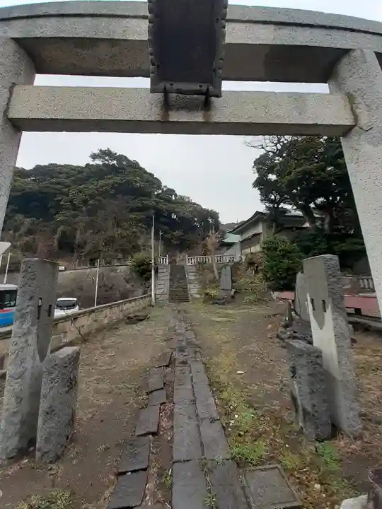 龍口明神社(元宮)の鳥居