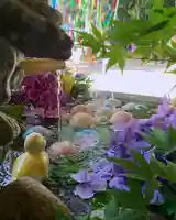 滑川神社 - 仕事と子どもの守り神の手水舎