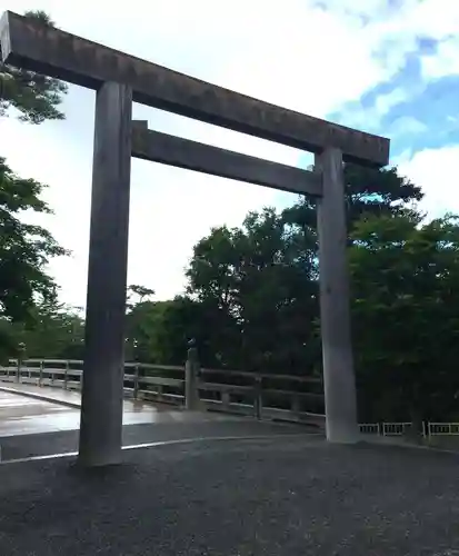 伊勢神宮内宮（皇大神宮）の鳥居