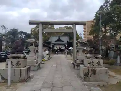 廣瀬神社の鳥居