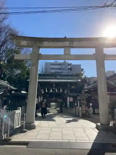 下谷神社の鳥居