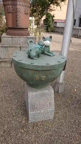 元郷氷川神社の狛犬