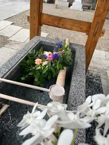 阿保神社の手水舎
