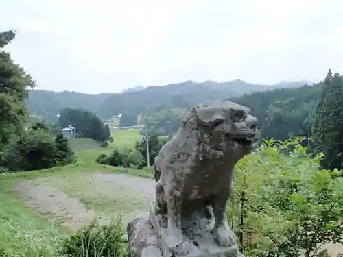桜實神社の狛犬