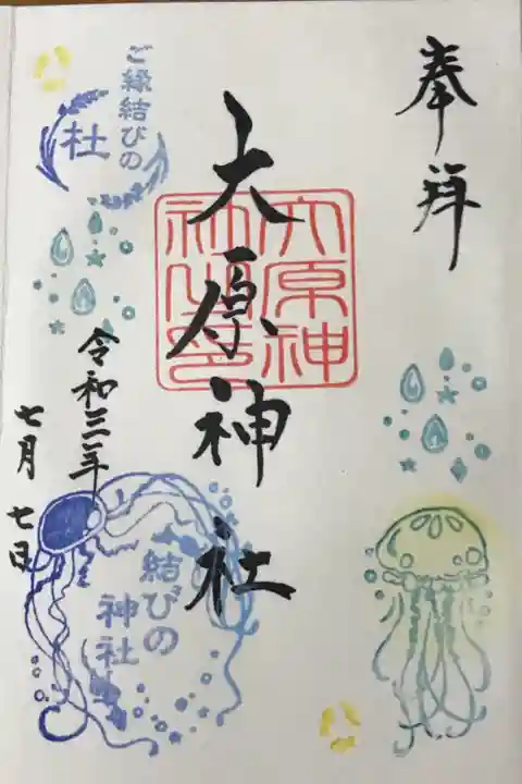 今月の御朱印(直書き)