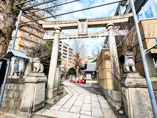 小野照崎神社の鳥居