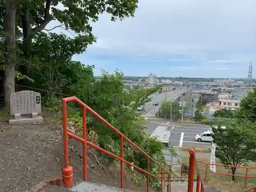 星置神社の景色