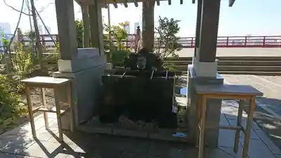 多摩川浅間神社の手水舎