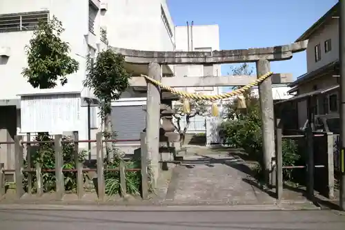 津留天満社の鳥居