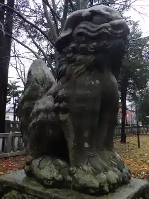 妹背牛神社の狛犬