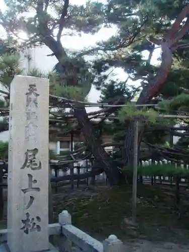 尾上神社の庭園