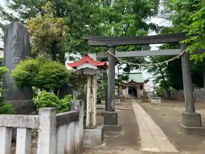 和田稲荷神社の鳥居