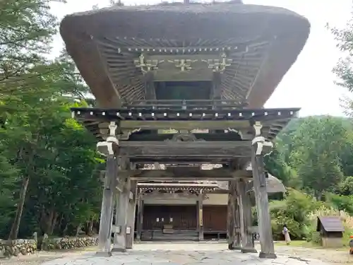 松原山 明善寺の山門・神門