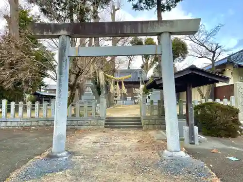 小島八劔神社の鳥居