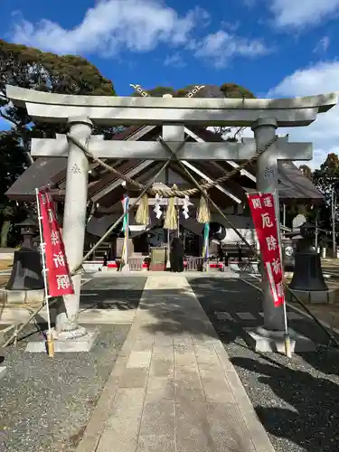 佐波波地祇神社の鳥居