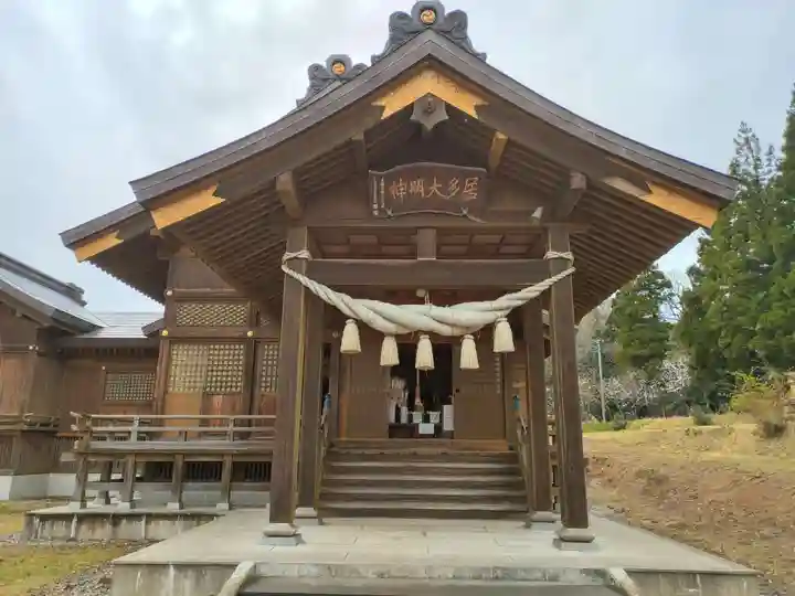 居多神社の本殿・本堂