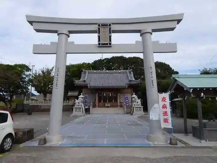 牛深八幡宮の鳥居