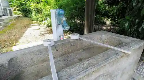 上水子ノ氷川神社の手水