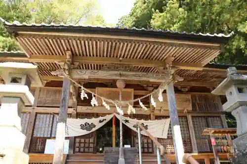 木幡山隠津島神社(二本松市)の本殿・本堂