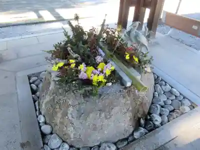白鷺神社の手水舎