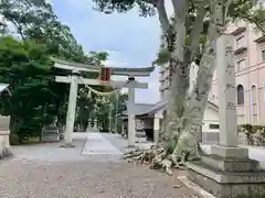 筑摩神社の鳥居