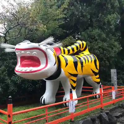 朝護孫子寺の狛犬