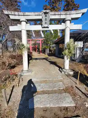 生品神社の鳥居