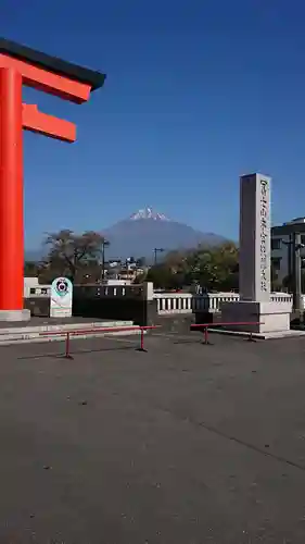 富士山本宮浅間大社の景色