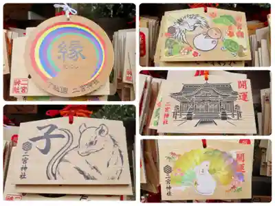 下総国三山 二宮神社の絵馬