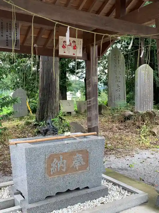 近津神社の手水舎