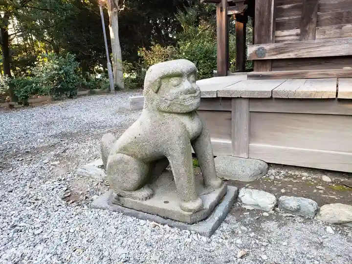板倉雷電神社の狛犬