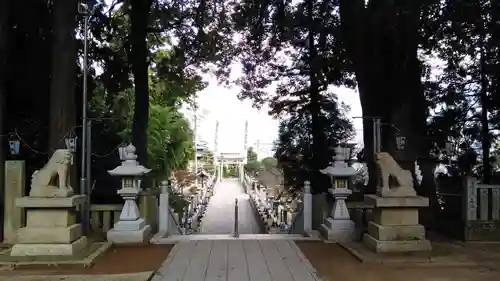 白山神社の景色