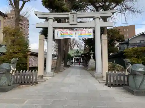 亀有香取神社の鳥居